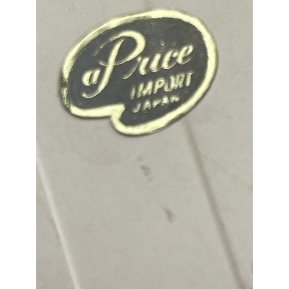 Cherry Brand Metal Teapot Trivet w/Tile Insert Smiling Snail Blue Flowers Japan - Picture 7 of 7